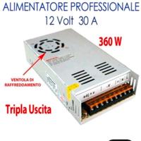 Alimentatore Stabilizzato 12V 30A 360W Trasformato