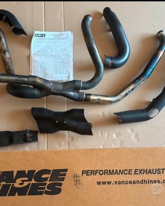 Collettori Power Duals CrossoverVance&Hines harley