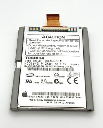 Hard disk Toshiba originale iPod classic 30GB