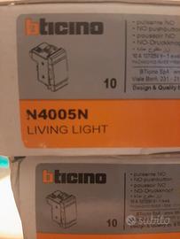 pulsante bticino living light n4005n