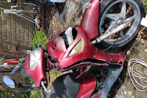 Sh 150 incidentato caduta