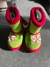 Pantofole alte per bambina