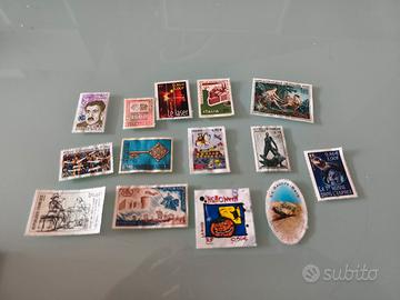 stock francobolli italiani e francesi