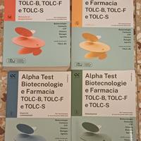 Collezione libri Alpha test per TOLC-B,F,S 