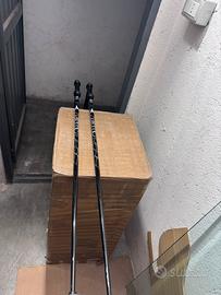 Bastoncini da sci 110 cm – neri