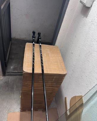 Bastoncini da sci 110 cm – neri