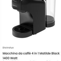 Macchina caffè 4 tipi di capsule