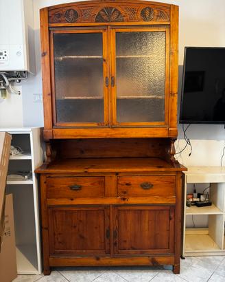 Credenza antica in legno massello