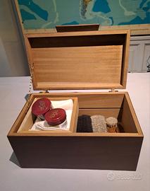 cassetta prodotti pulizia scarpe