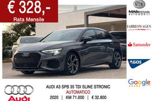 AUDI A3 SPB 35 TDI S tronic S line edition