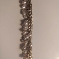 Bracciale oro con perle barocche 