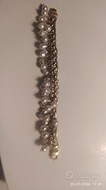 Bracciale oro con perle barocche 