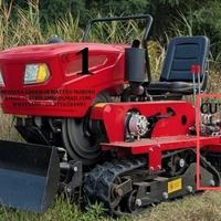 TRATTORE CINGOLATO MOTORE 25HP DIESEL + 5 ATTREZZI