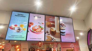 7 Monitor prof. da 43” per negozi - DA MAGGIO 2026