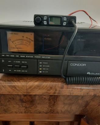 amplificatore lineare più  baracchino 40 ch