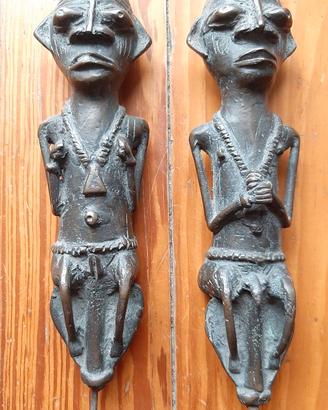 BRONZI AFRICANI OGBONI NIGERIA RITUALI YORUBA