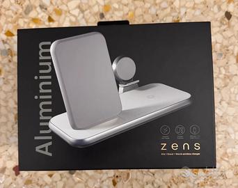Supporto ricarica wireless Zens 4in1 in alluminio