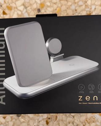 Supporto ricarica wireless Zens 4in1 in alluminio