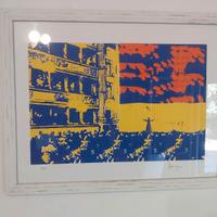 Quadro serigrafia teatro