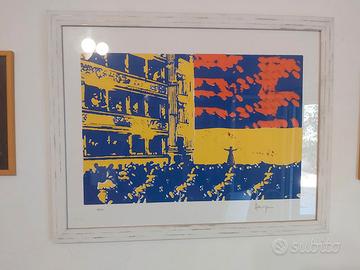 Quadro serigrafia teatro