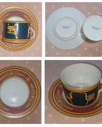 Tazza con piattino GUCCI Porcellana - Vintage Orig