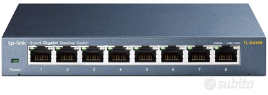 Switch 8 porte Gigabit TP-Link TL-SG108
