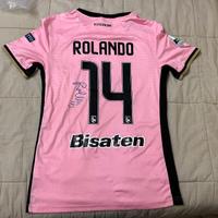 Maglia Palermo Legea Rolando autografata