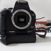 CANON EOS 500D Corpo macchina + Battery Grip