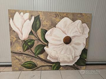 quadro dipinto a mano su pannello in compensato 