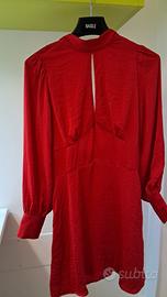 Mini abito rosso con schiena scoperta H&M Divided 