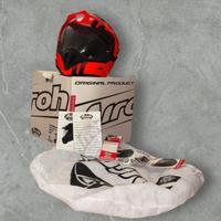 Casco Airoh S5 line rosso  - Taglia M -  Nuovo