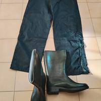 Stivali in gomma pantaloni antivento