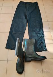 Stivali in gomma pantaloni antivento