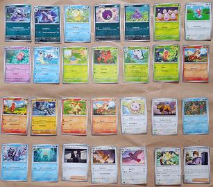 Lotto 28 carte Pokémon 151 Kanto