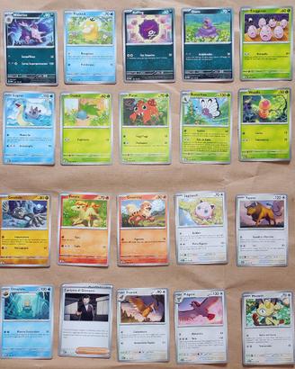 Lotto 28 carte Pokémon 151 Kanto