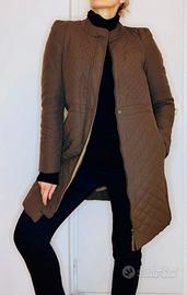 Cappotto Cachi, imbottito, ZARA