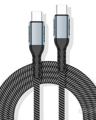 3 Cavi USB-C 100W iPhone 16 Samsung MacBook NUOVI