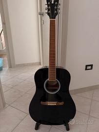 Chitarra acustica fender fa-125 blk