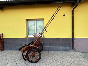 Calesse ruote in legno