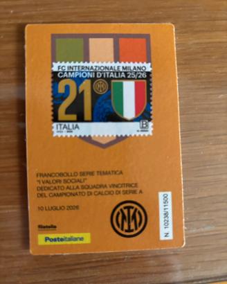 Tessera filatelica inter 2026