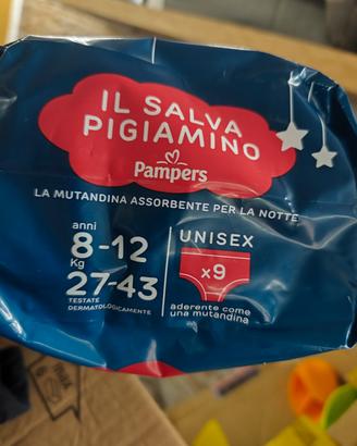 42 pacchi PAMPERS SALVAPIGIAMINO 8-12a da 9 pezzi