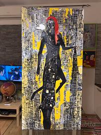 Quadro / opera pop art su alluminio 60x120