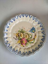 coppia di piatti vintage ceramica "bassano"