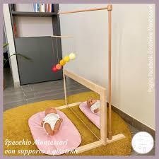 Giostrina Montessori Bambini con specchio da terra