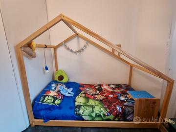 Letto Montessori casetta