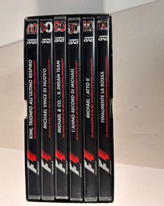 DVD ultimi campionati F1 vinti da Ferrari