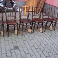 sedie thonet depoca di sei pezzi