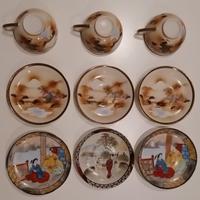 Servizio Da Thè Orientale 3 + 3 Piatti Decorativi