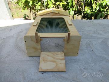 Terrario tartarughe con sportellino 90x45x25h