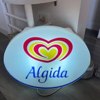 ALGIDA - insegna luminosa ovale